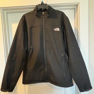 Mens The North Face Chromium Thermal Black Soft Shell Jacket